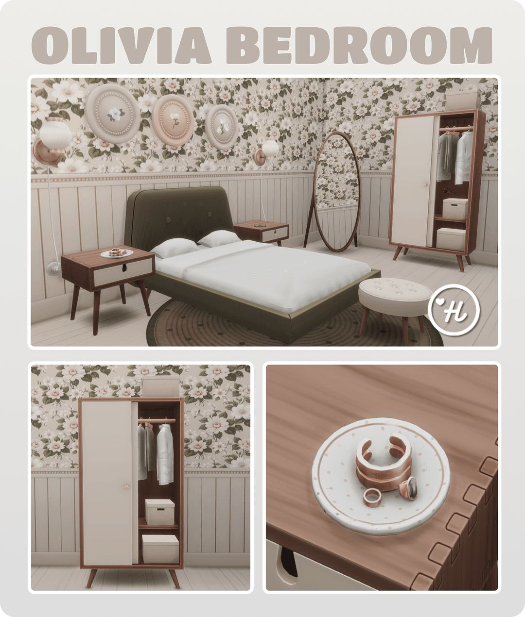 Скриншот мода Мебель для спальни OLIVIA BEDROOM